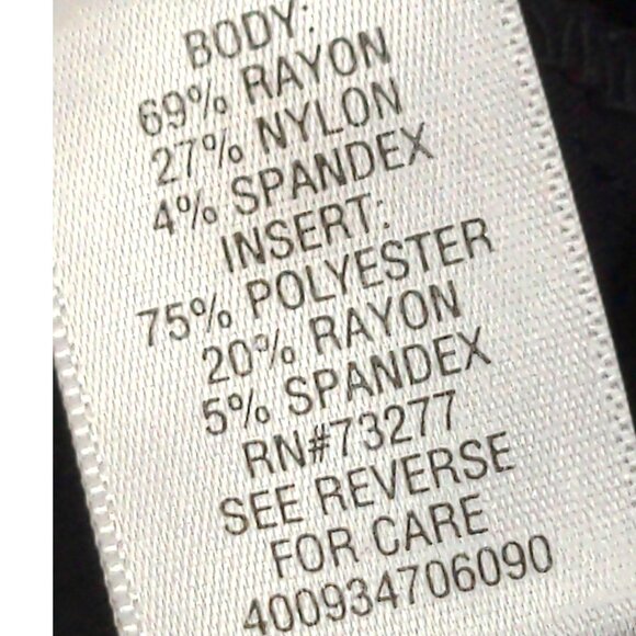 Simply Vera Wang Pants Womens Petite XS Pull On Black Skinny Slim Fit Minimalist - Picture 6 of 6